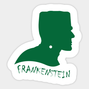 Frankenstein green Sticker